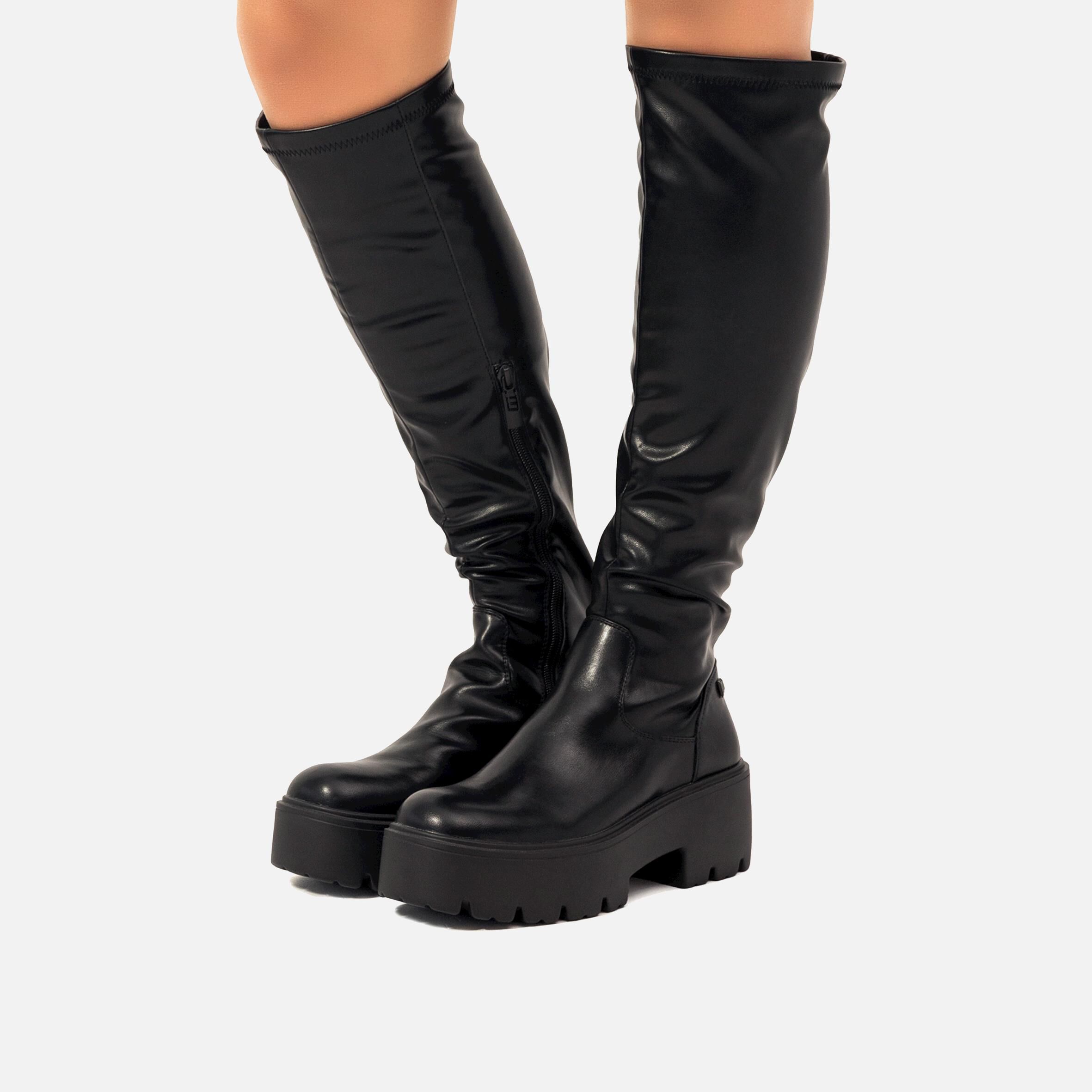 Acheter RAIN noir 58363 Bottes plates Mtng pour Femme